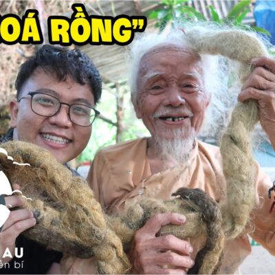 Cụ ông 92 tuổi với “Bộ Tóc Rồng” dài 5m được “Tiên Phật Bện” sau 1 đêm